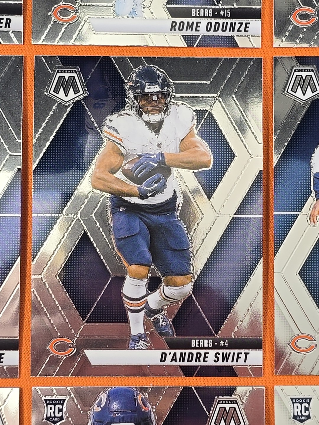 🟠🐻🔵 2025 MOSAIC CHICAGO BEARS COMPLETE BASE TEAM SET (13 CARD LOT) 🟠🐻🔵