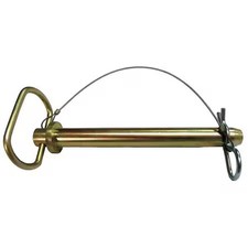 Zoro Select U39666.075.0425 Hitch Pin, Detent, 3/4 In Pin Dia, 4-1/4 In Shank,