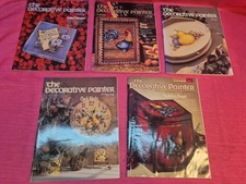 Decorative Painter Magazine Lot 5 Vintage Tole Painting Patterns Floral Art