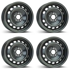 4 Cerchi Acciaio Alcar 6,5Jx16 Pollici ET43 5x108 per Volvo 850 C70 S60 S70 S90 V70 V