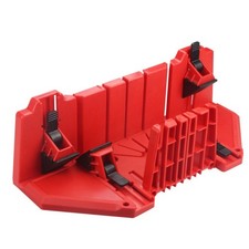 Adjustable Angle Miter Saw Box with Clamp for Carpentry and For Woodworking Use