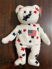Ty Beanie Baby - Glory The Bear, 1997, Vintage, Retired.