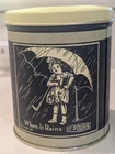 Vintage 1985 Morton Salt Canister Tin Bristol Ware 1914 Umbrella Girl