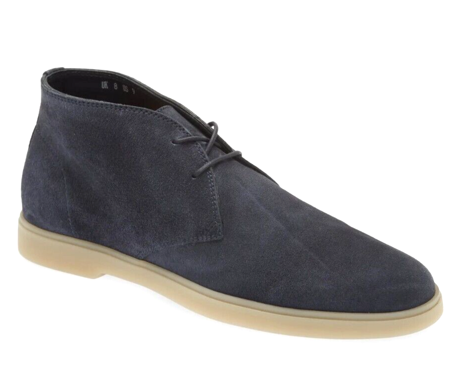 Designer Santoni-  Made in Italy. Blue Suede Chukka Boots.  Like New Condition!! uploading-1444268.jpg main image 2