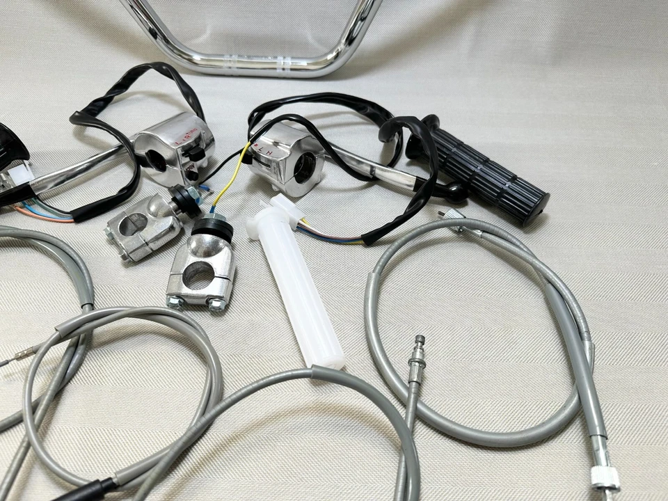 Honda CL50 CL70 S50 CD90 Handle Bar, Switch, Clamp, Grips, Cable SS50V SS50 CD50 - Imagem 4 de 4