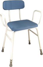 Image of Aidapt Astral Perching Stool With Arms and Padded Back -Height Adjustable VG865