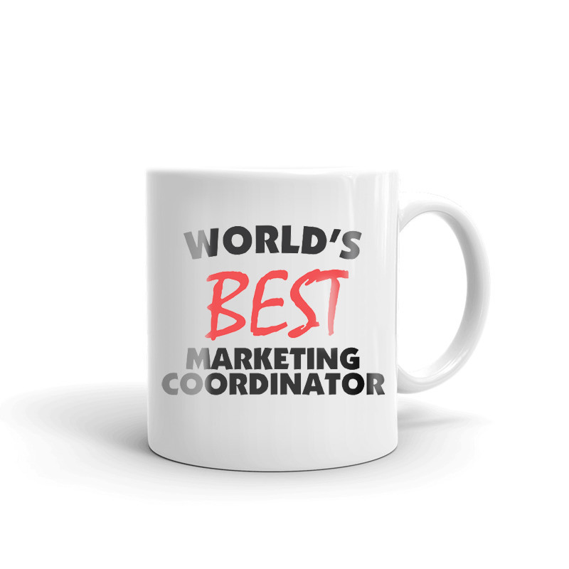 World's Best Marketing Coordinator Coffee Tea Ceramic Mug Office Work Cup Gift