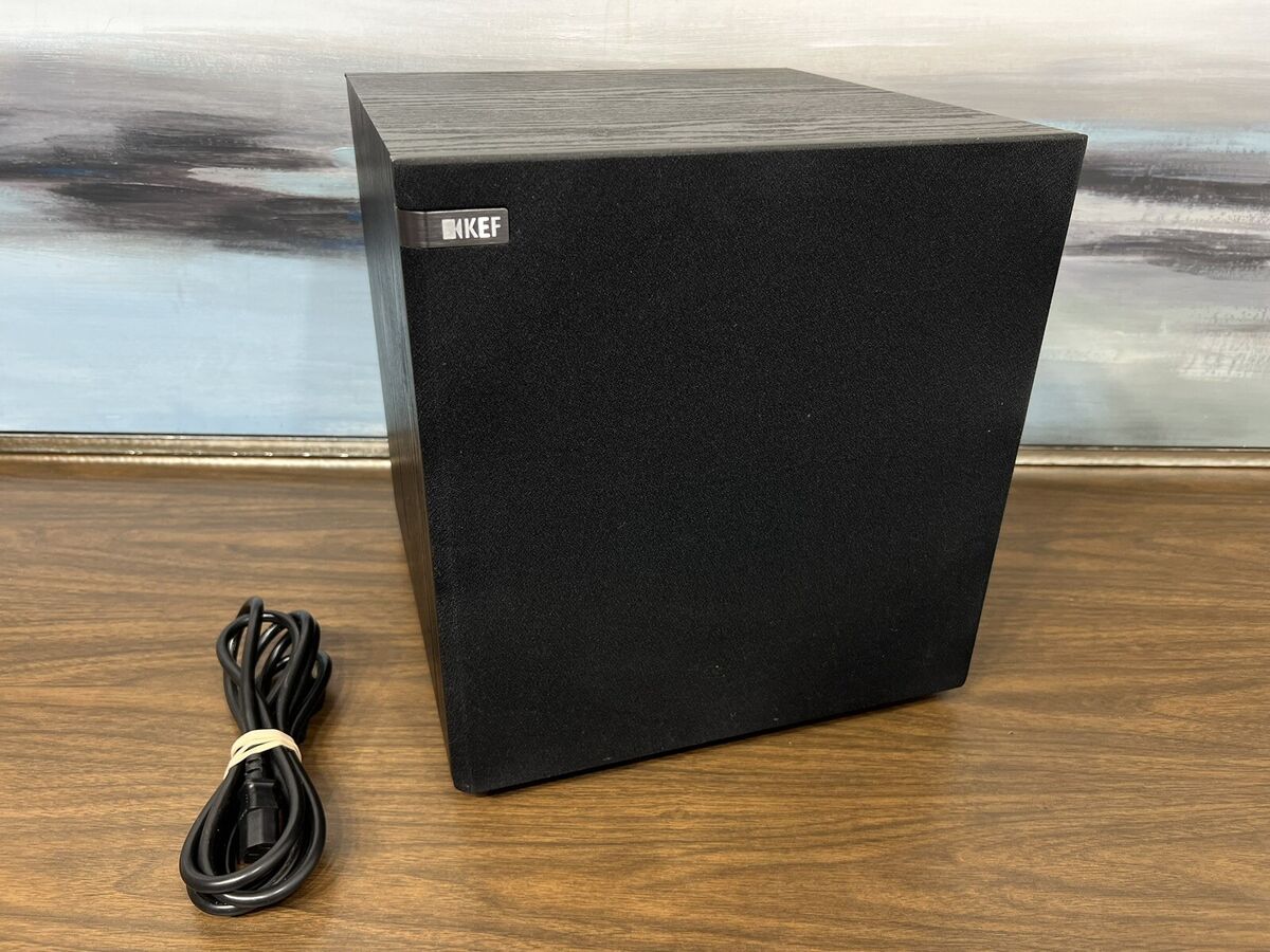 KEF Q400B Front Firing Powerful Subwoofer 200W works great KEF Q400B Front Firing Powerful Subwoofer 200W works great