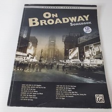 On Broadway Songbook With Audio CD Sheet Music 15 Favorites Alfred Publishing