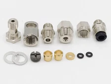 ARB Air Locker Bulkhead Fitting Kit for 6mm Black Airline 3.5mm Copper Line