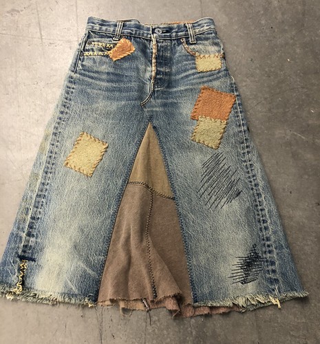 levi's patchwork skirt