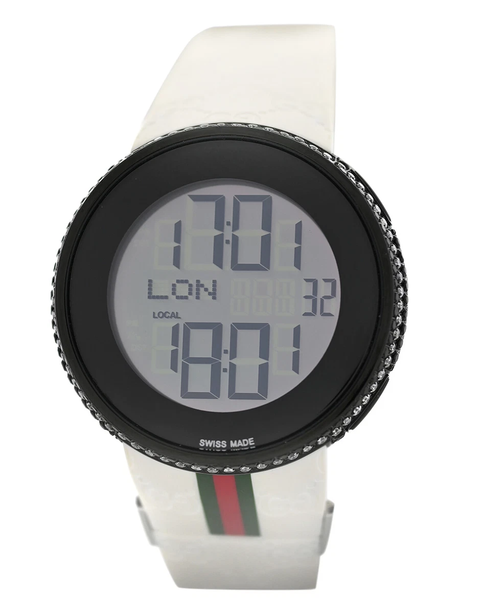 Gucci Digital Rubber Band Wristwatches for sale | eBay