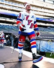 Adam Fox 2024 Stadium Series Walk Out New York Rangers 8x10 NHL Hockey Photo