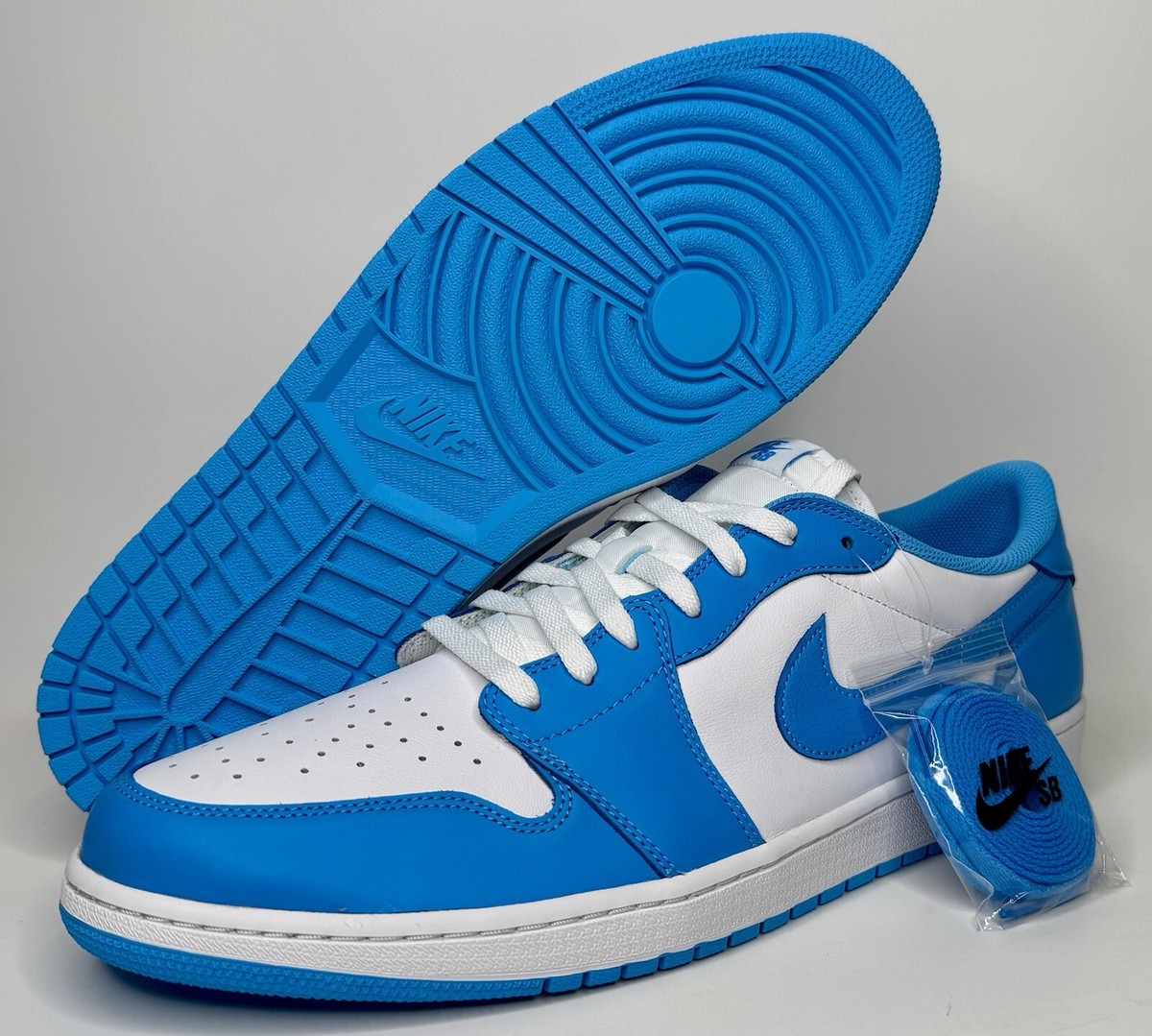 Eric Koston x Air Jordan 1 Low SB 'Powder Blue' Mens Sz 16 CJ7891