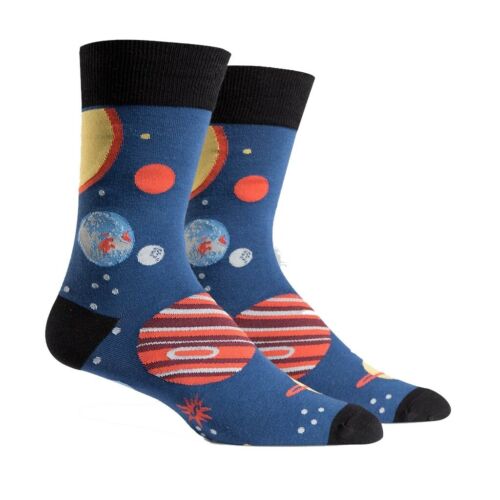 Sock it to me - Calcetines de hombre Planets - Calcetines de hombre divertidos con planeta talla - Imagen 1 de 1