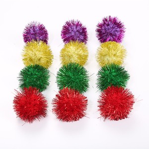 tinsel cat balls