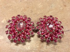 VINTAGE PINK RHINESTONE BUCKLE