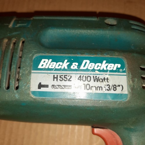 VINTAGE BLACK & DECKER HAMMER DRILL, Model H552 (BR5) - Picture 2 of 7