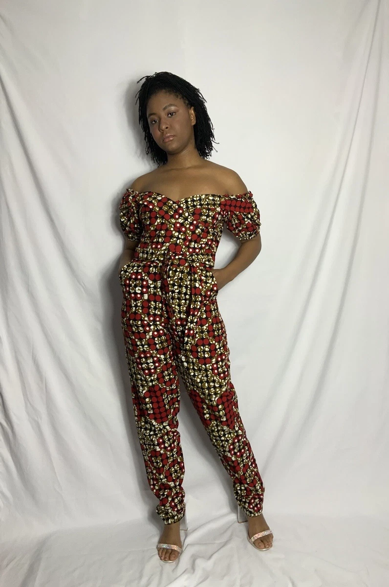 African Print Sleeveless Jumpsuits- L301 | Jumpsuits for women, African  clothing, Clothes for women