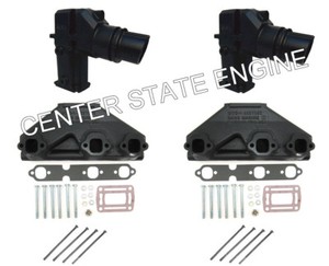 4 3l 262 Volvo Penta Omc Style Exhaust Manifold Riser Kit X Tra Tall 3889964 Ebay