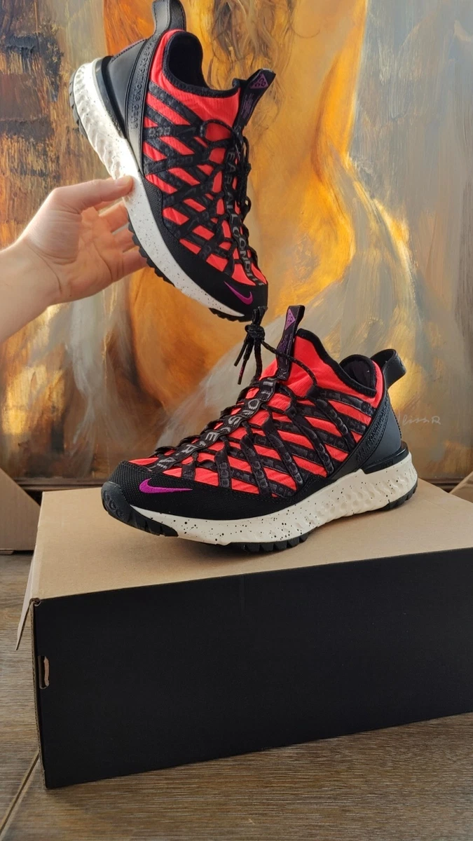 Nike ACG React Terra Gobe shoes in the Bright Crimson/Vivid Purple sz 8.5 men’s s-l400.jpg main image 2