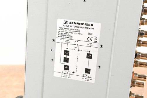 Sennheiser ASA 1 Active Antenna Splitter - 500-870 MHz (NO POWER SUPPLY) CG01LK2 - Picture 7 of 7
