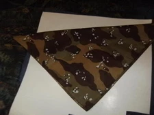 BANDANNA'S - DESERT STORM  - LG. SIZE 22in. x 22in. UNISEX -  100% POLYESTER NWT