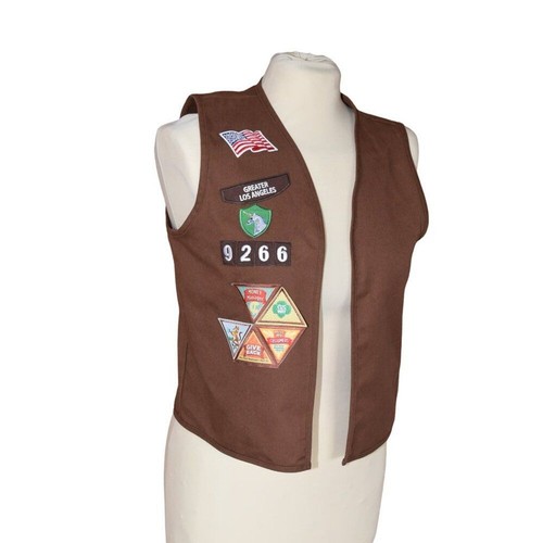 Girl Scouts Vest w/ Patches Size Medium Greater Los Angeles - Picture 3 of 10