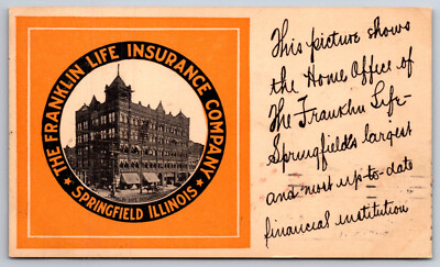 Springfield Illinois~Franklin Life Insurance Co Building~1909 ...