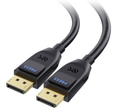 cabels matters vesa certified 40gbps displayport 1.4 cable - black