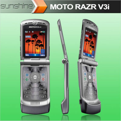 Unlocked Motorola RAZR V3I Flip Mobile Phone Original Cellphone