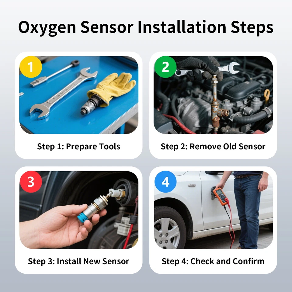 4 Oxygen Sensors for Buick Cadillac Chevrolet Upstream & Downstream 234-4565 OEM - Image 4 of 4