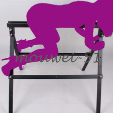 New Restraints Kneel Chair Furniture Bondage Open Leg Steel Frame Slave Training