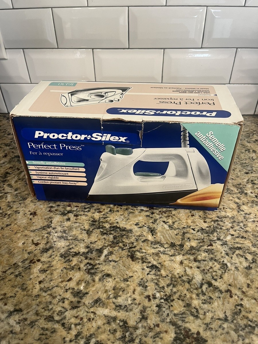 Iron Proctor Silex Ultra-Ease White Clothes Self-cleaning Steam | eBay