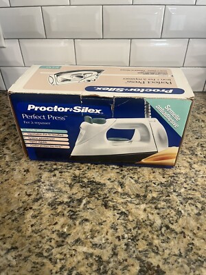 Iron Proctor Silex Ultra-Ease White Clothes Self-cleaning Steam | eBay
