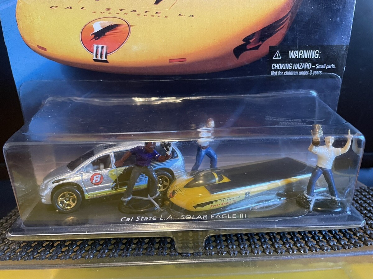 1998 HOT WHEELS ACTION PACK SOLAR RACE SET NIP SOLAR EAGLE III