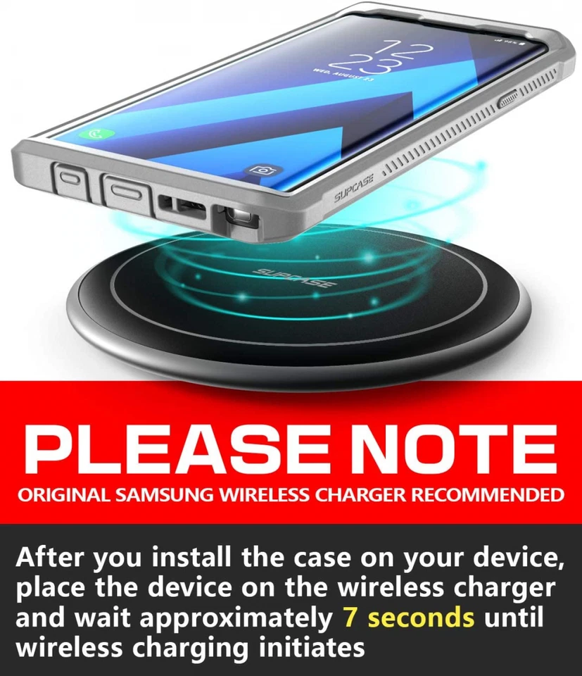 Чехол для телефона SUPCASE серии Unicorn Beetle PRO для Samsung Galaxy Note 9, белый - Изображение 2 из 4