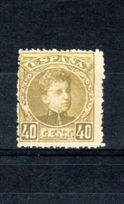 Espagne 1901-05 40c Olive-Bistre SG 301 MH