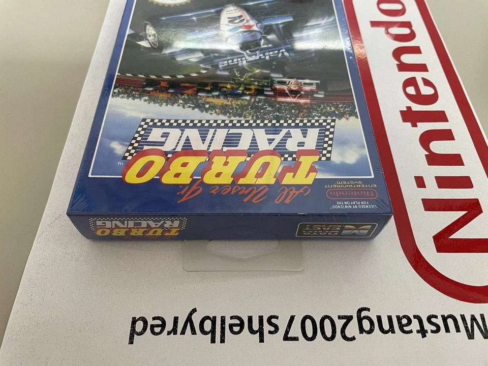 Date East Nes Nintendo Al Unser Jr. Turbo Racing Brand New Factory Sealed H-Seam - Image 4 of 4