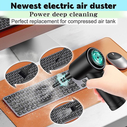 Elektrische Staubgebläse, 50000RPM Druckluftspray für PC Reinigung, Air Duster. - Afbeelding 14 van 26