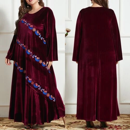 Markenlose Bestickt Damenkleider