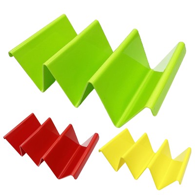 Wave Shape Taco Holder Set - Durable Hard Rack Stand For Mexican Cooking