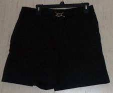 NEW WOMENS Gloria Vanderbilt BLACK SHORTS SIZE 14