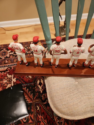 Danbury Mint 1975 Cincinnati Reds Big Red Machine Team Figurines Almost Perfect - Picture 6 of 8