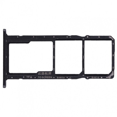 SIM Card Tray For HUAWEI Y5 2019 / HONOR 8S / PLAY 3E Black Adapter