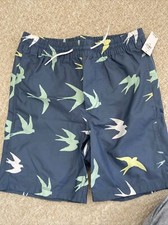 Gap Boys Shorts/swim Trunks-pink Floral-10
