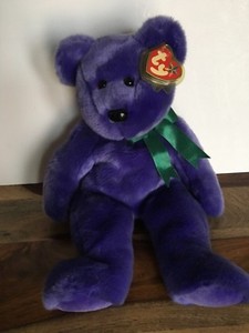 purple 2000 beanie baby