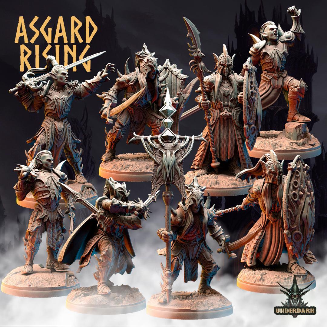 3D Printed Asgard Rising Dark Elves 28 32 mm Wargaming DnD | eBay