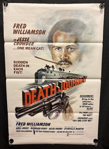 Death Journey - Original One Sheet Movie Poster Litho 1976 VG+ 27" x 41"