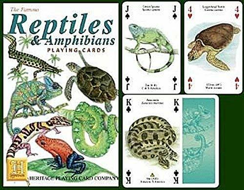 Исторические игральные карты - Игральные карты рептилий и амфибий